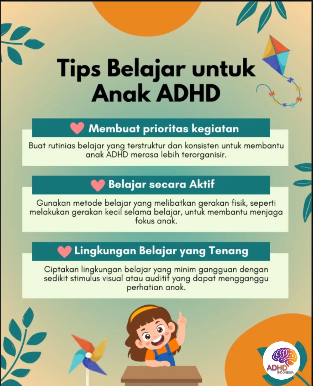 Strategi Belajar yang Cocok untuk Anak ADHD di Provinsi Sumatera Utara